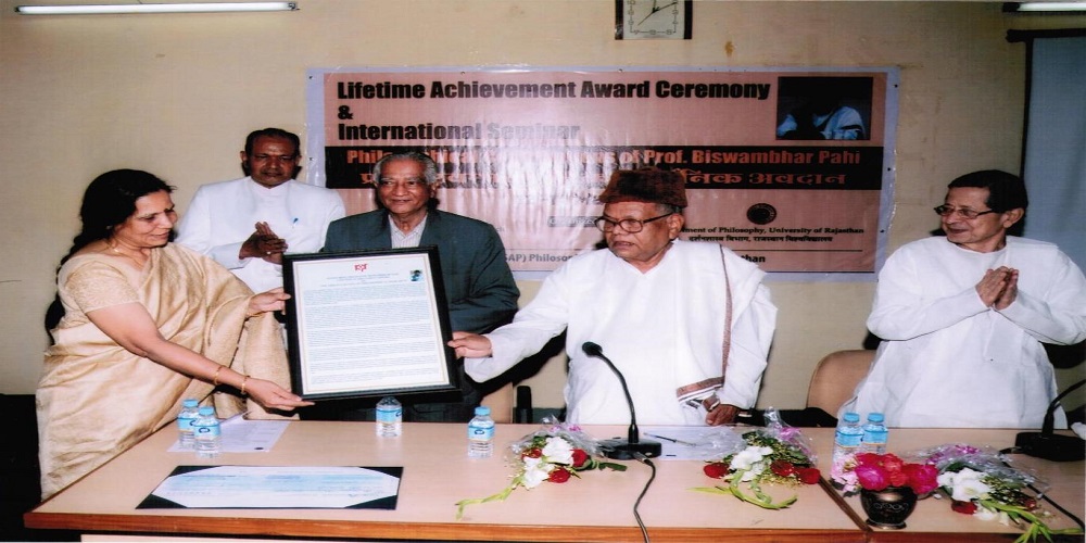 Prof. B. Pai awarded for his lifetime achievement