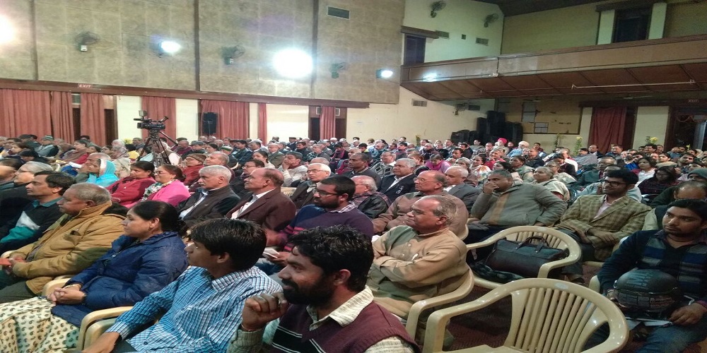 The enthusiastic audience